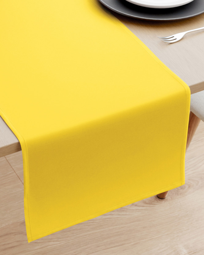 Napron de masă 100% bumbac - galben
