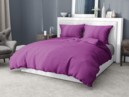 Lenjerie de pat din bumbac - violet