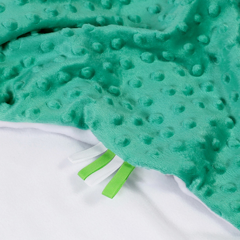 Pătură pentru copii MINKY - verde - 75x100 cm