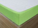 Cearceafuri de pat din jersey cu elastic - verde deschis