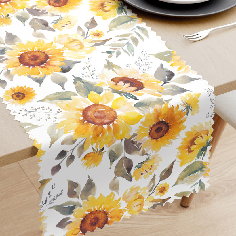 Napron de masă teflonat -  flori de floarea-soarelui