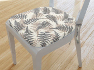 Pernă pentru scaun rotundă decorativă 39x37cm - LONETA - model 298