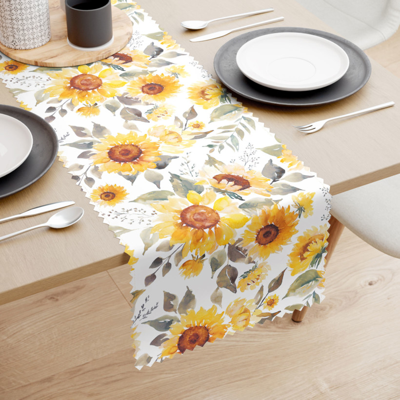 Napron de masă teflonat -  flori de floarea-soarelui