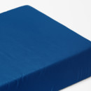 Cearceafuri de pat din bumbac cu elastic - albastru regal