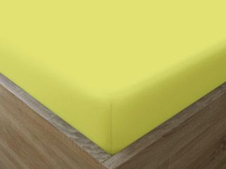 Cearceafuri de pat din bumbac cu elastic - verde deschis