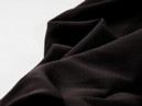 Tesătură decorativă o singură culoare Rongo - maro-negru - lătime 150 cm