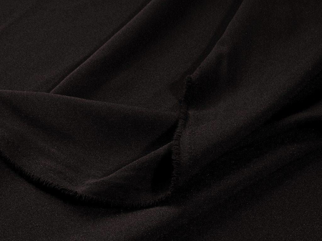 Țesătură decorativă o singură culoare Rongo - maro-negru
