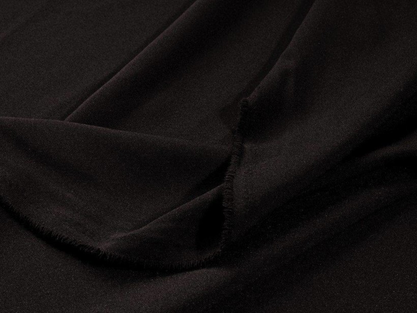 Țesătură decorativă o singură culoare Rongo - maro-negru