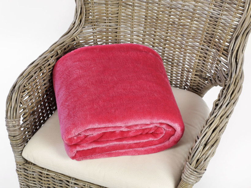 Pătură din microfibră de lux DELUXE - roz