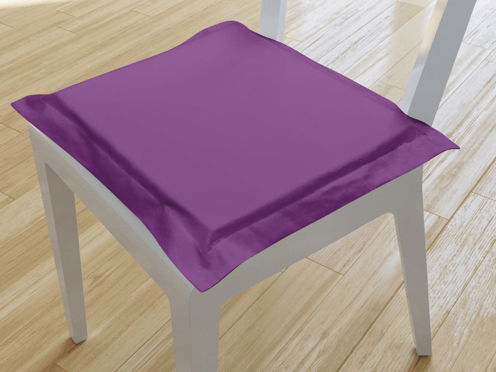 Pernă pentru scaun cu ornamente 38x38 cm - violet