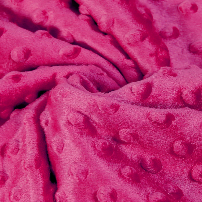 Pătură pentru copii MINKY - roșu fucsia - 75x100 cm