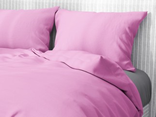 Lenjerie de pat din bumbac - roz