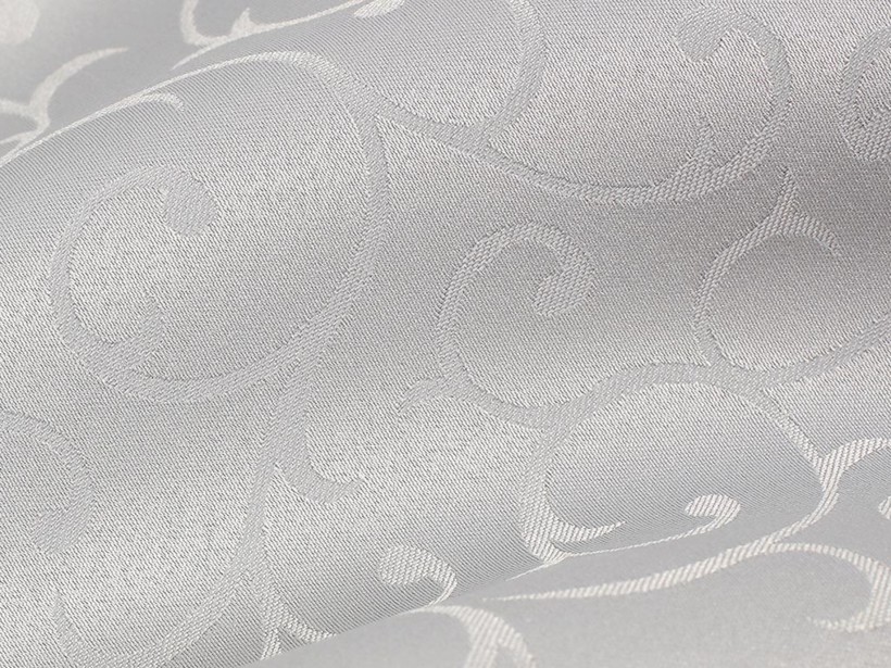 Țesătură decorativă cu strat teflonat - desen stilou - gri
