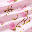 Țesătură SIMONA 100% bumbac - model 073 magnolii roz - metraj - lățime 220 cm