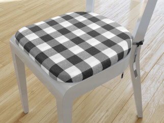 Pernă pentru scaun rotundă decorativă 39x37cm - MENORCA  - model 020