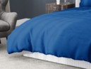 Lenjerie de pat din bumbac - albastru regal