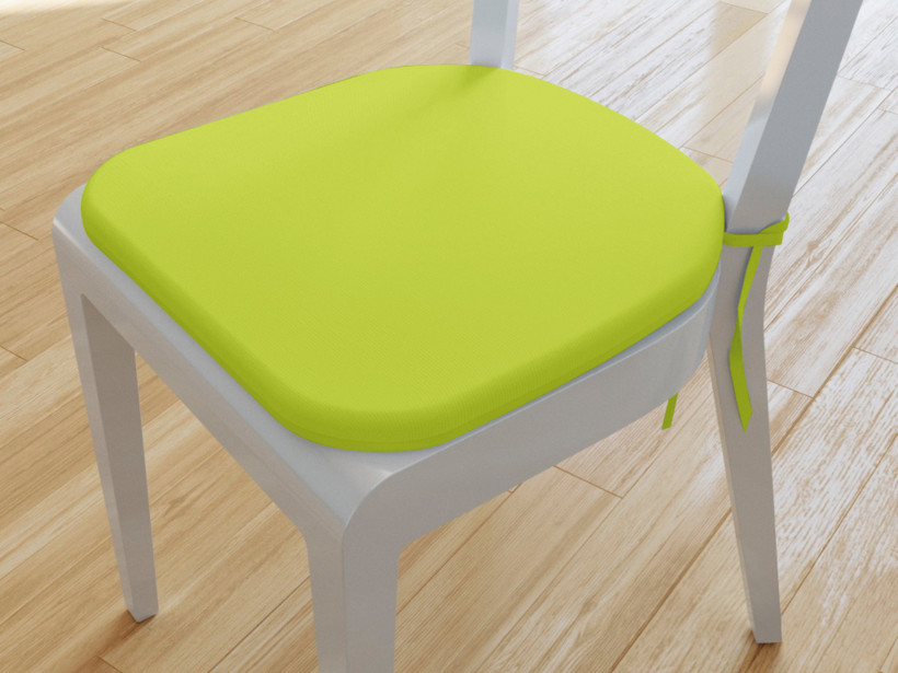 Pernă pentru scaun rotundă decorativă 39x37cm - LONETA - verde