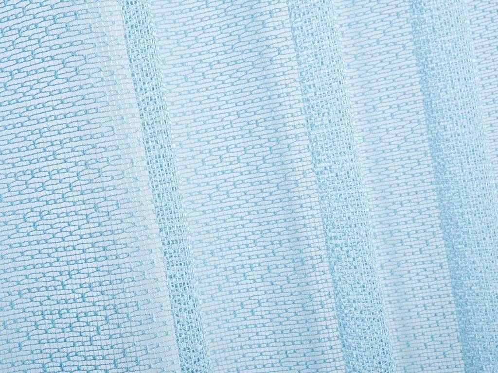 Perdea Jacquard model 007  cer albastru plasă - metraj