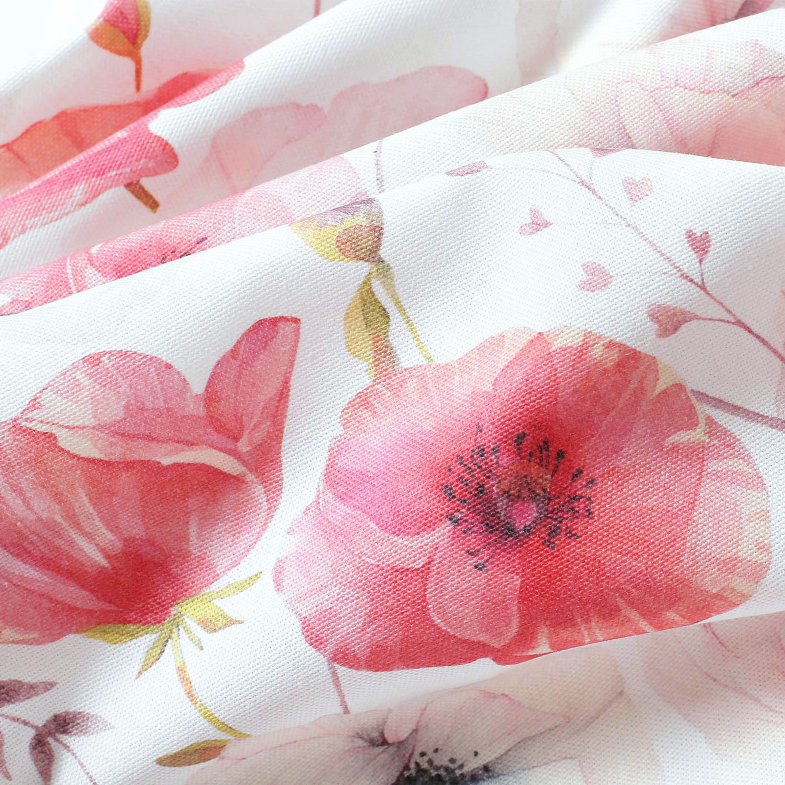 Față de pernă decorativă LONETA - flori de mac
