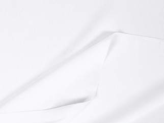 Țesătură decorativă Rongo Deluxe - alb cu luciu satinat - lățime 140, 280 cm
