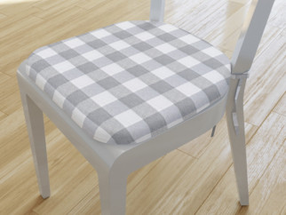 Pernă pentru scaun rotundă decorativă 39x37cm - MENORCA - model 018