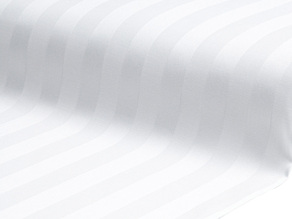 Țesătură damasc albă - Atlas Gradl model 369 - dungi 2cm