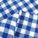 Față de masă decorativă MENORCA - model 009 - în carouri mari albastru alb