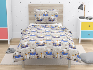Lenjerie de pat pentru copii din 100% bumbac - model 573
