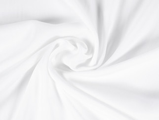 Țesătură decorativă Rongo Deluxe - alb cu luciu satinat - lățime 140, 280 cm