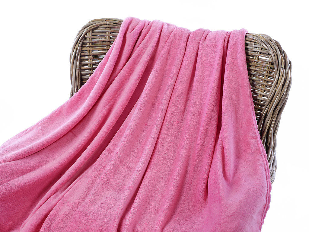 Pătură din microfibră de calitate - roz