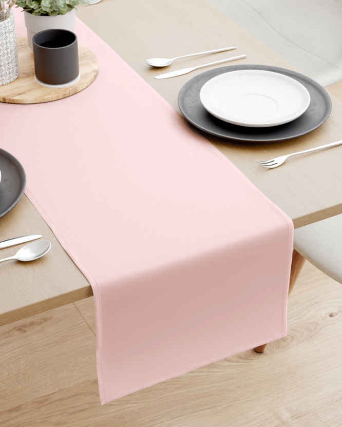 Napron de masă 100% bumbac - roz pudră