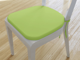Pernă pentru scaun rotundă din bumbac 39x37cm - verde