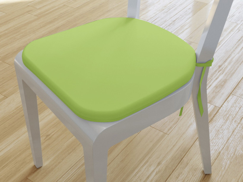 Pernă pentru scaun rotundă din bumbac 39x37cm - verde