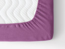 Cearceafuri de pat din terry cu elastic - lila