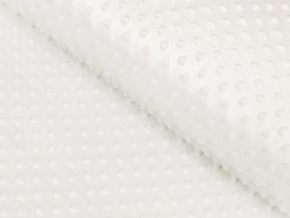 Tesături din polyester MINKY - cream - lătime 150 cm
