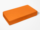 Cearceafuri de pat din bumbac cu elastic - portocaliu