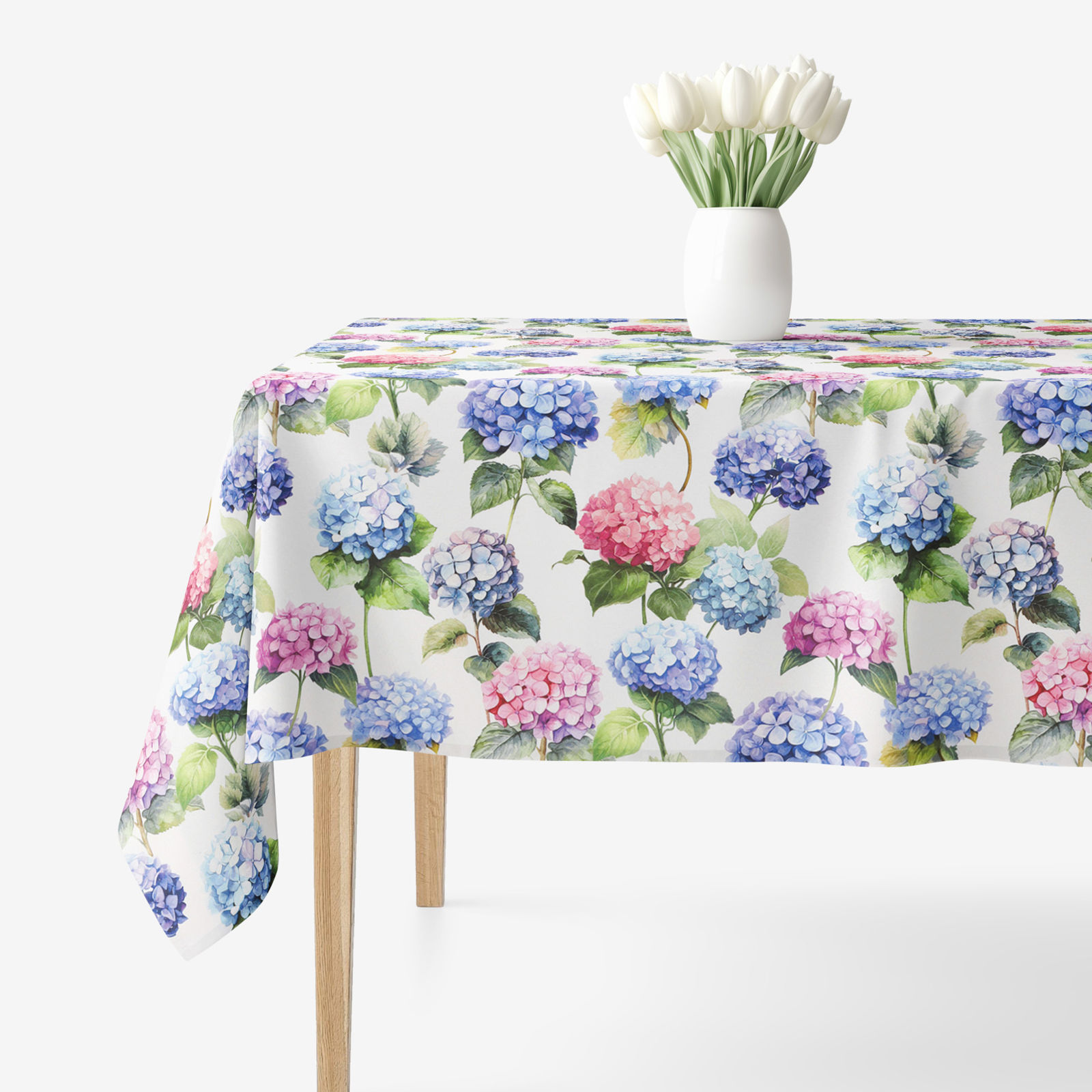 Față de masă decorativă LONETA - flori de hortensie