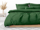Lenjerie de pat din 100% bumbac - verde închis