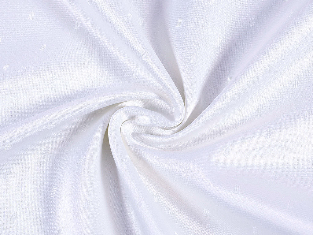 Țesătură teflonată de lux pentru fețe de masă - albă cu o nuanță ușoară în violet