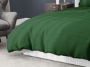 Lenjerie de pat din bumbac - verde închis
