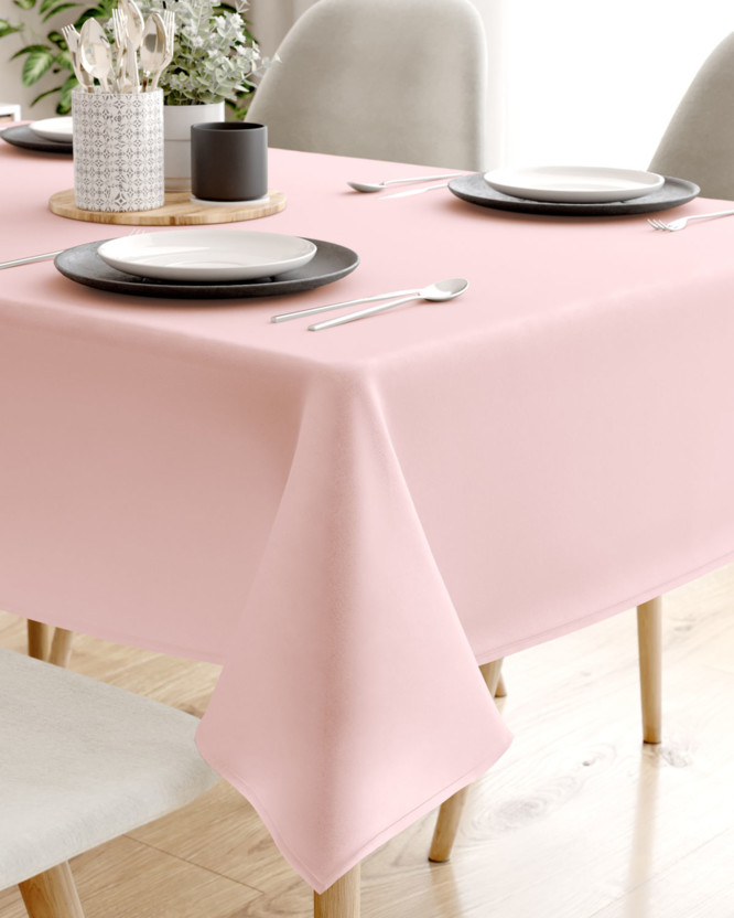 Față de masă 100% bumbac - roz pudră