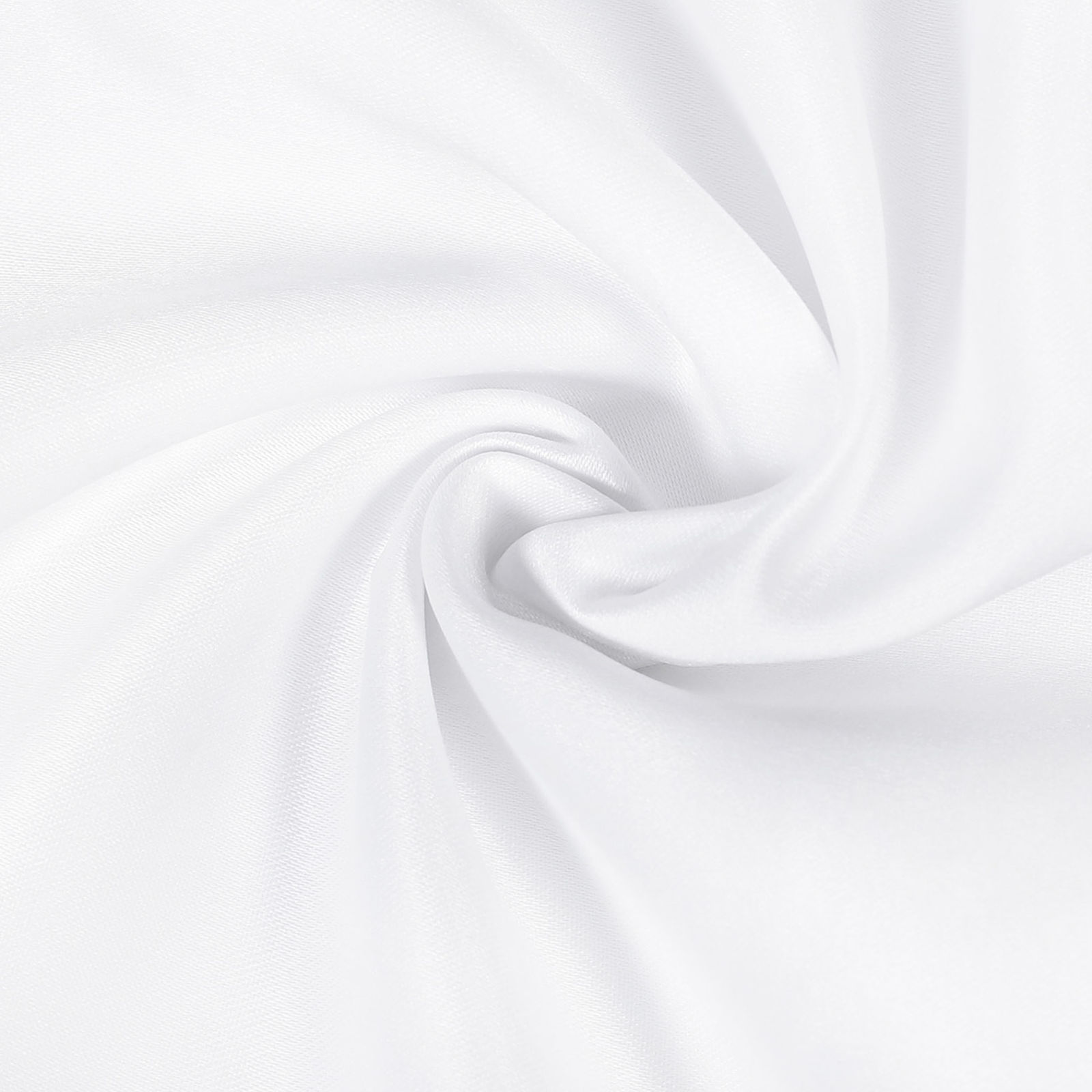 Draperie decorativă Rongo Deluxe - alb cu luciu satinat