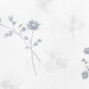 Lenjerie de pat de lux din bumbac satinat - model 1056 - flori de câmp în gri deschis