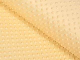 Țesături din poliester MINKY - galben deschis - lățime 150 cm