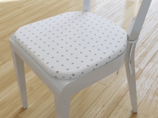 Pernă pentru scaun rotundă decorativă 39x37cm - LONETA - model 228