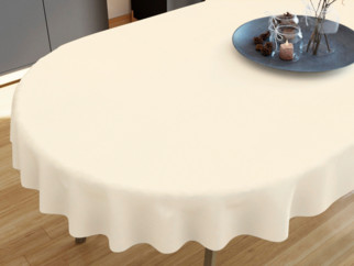 Față de masă decorativă  LONETA - cream - ovale