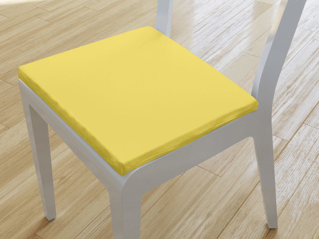 Pernă pentru scaun 38x38 cm - galben