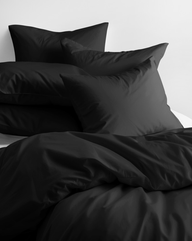 Lenjerie de pat din 100% bumbac - negru