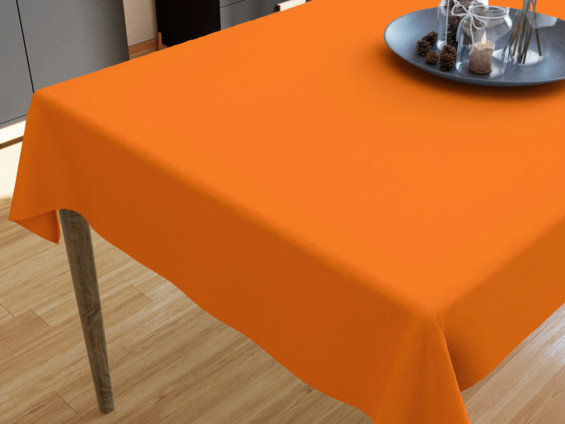 Față de masă din bumbac - portocaliu