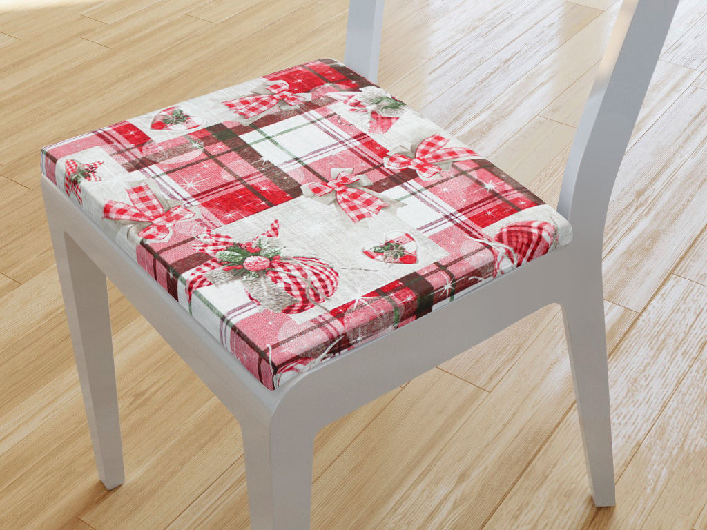 Pernă pentru scaun de crăciun 38x38 cm - VERONA - model 491